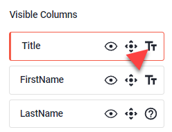 Arrow pointing to the TT column type icon on the right of the Title column box